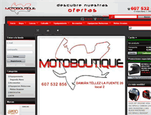 Tablet Screenshot of motoboutique.es
